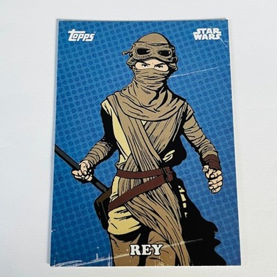 2016 Topps Star Wars Card Trader Physical Classic Artwork CA 19 Rey