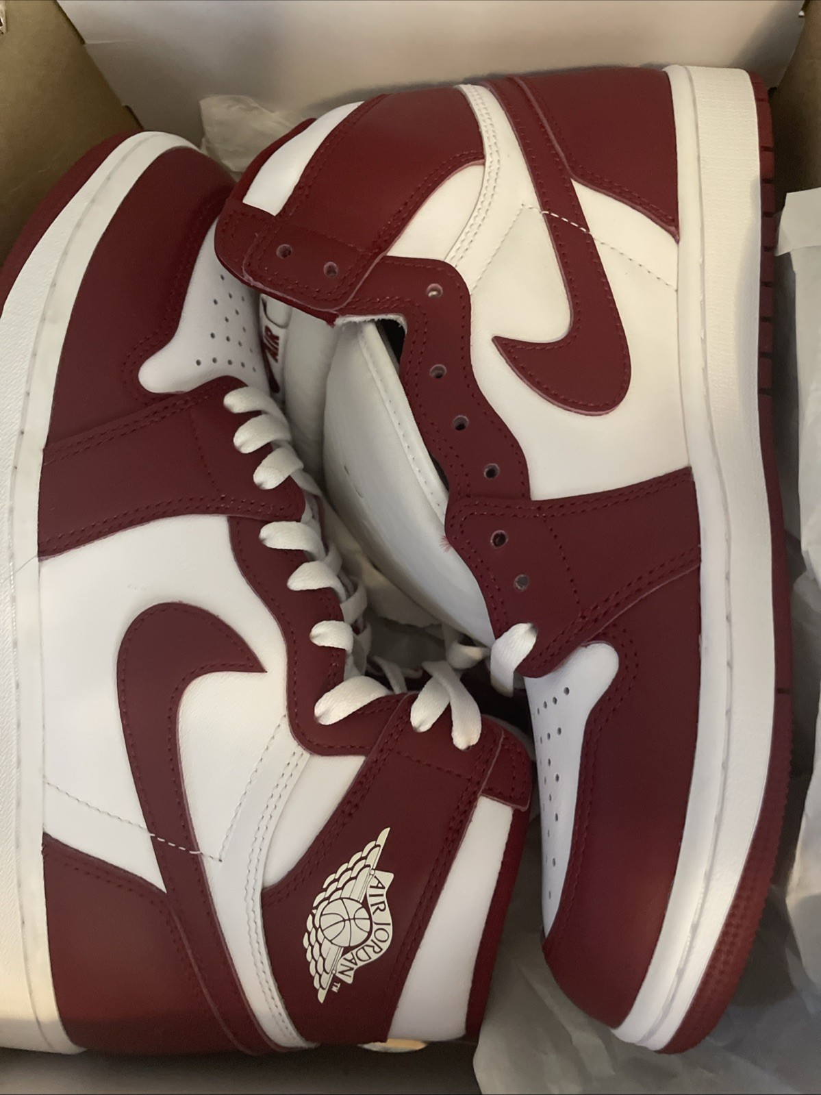 Air Jordan 1 High Artisanal Red Sneakers for Men and Women