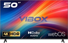 Vibox 50-Inch 4K Smart LED TV | WebOS | CLEARANCE - GRADE B