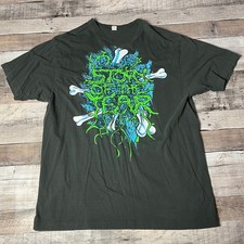 Story Of The Year Shirt Adult XL Gray Post Hardcore Emo Punk Band Tee Spellout