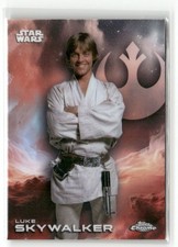 2025 TOPPS CHROME STAR WARS 83 BASE LUKE SKYWALKER