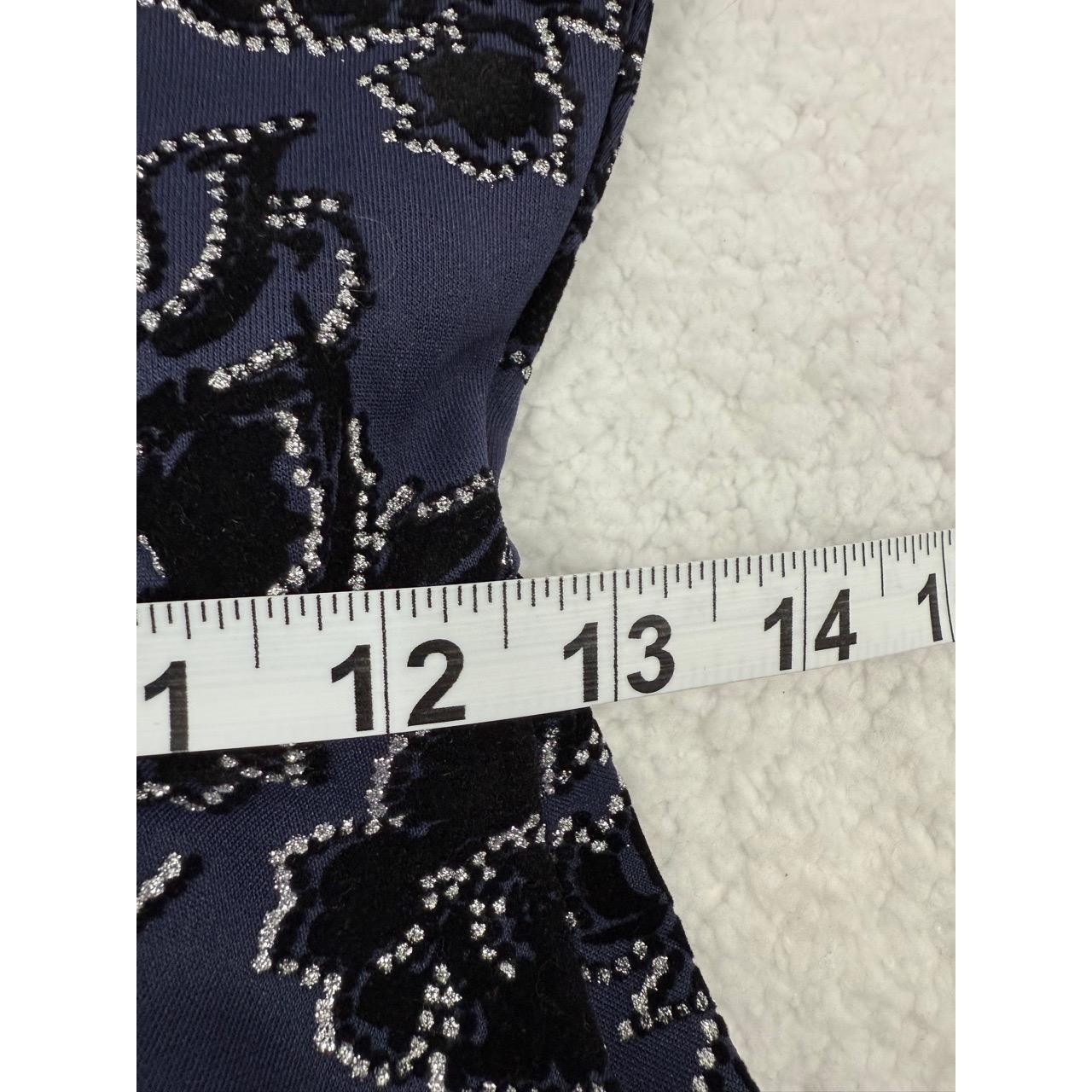 Bailey Blue Navy Spaghetti Straps Patterned Women… - image 8