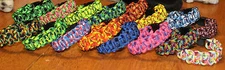 Fun Bright Colors Paracord Bracelets,Custom Fit,Gecko Dragonfly Watermelon +more