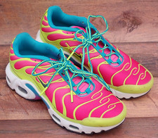 Nike Air Max Plus GS Volt Pink Blast Sneakers CW5840-700 Size 5Y Womens 6.5