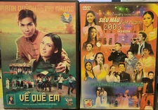 Two Vietnam DVDs - Ve Que Em and Siêu mã̂u Việt Nam 2003 in Sài Gòn