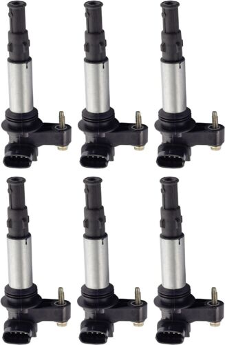 6x Spark Plug & 6x Ignition Coil for Cadillac CTS Buick GMC 3.6L - Picture 2 of 9