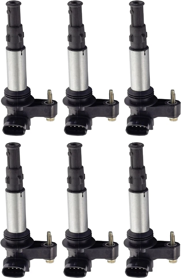 6x Spark Plug & 6x Ignition Coil for Cadillac CTS Buick GMC 3.6L - Image 2 of 4