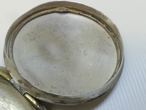 (RefJOH9) Antique silver plated chateleine item, for mirror? trinkets etc? - Picture 5 of 7