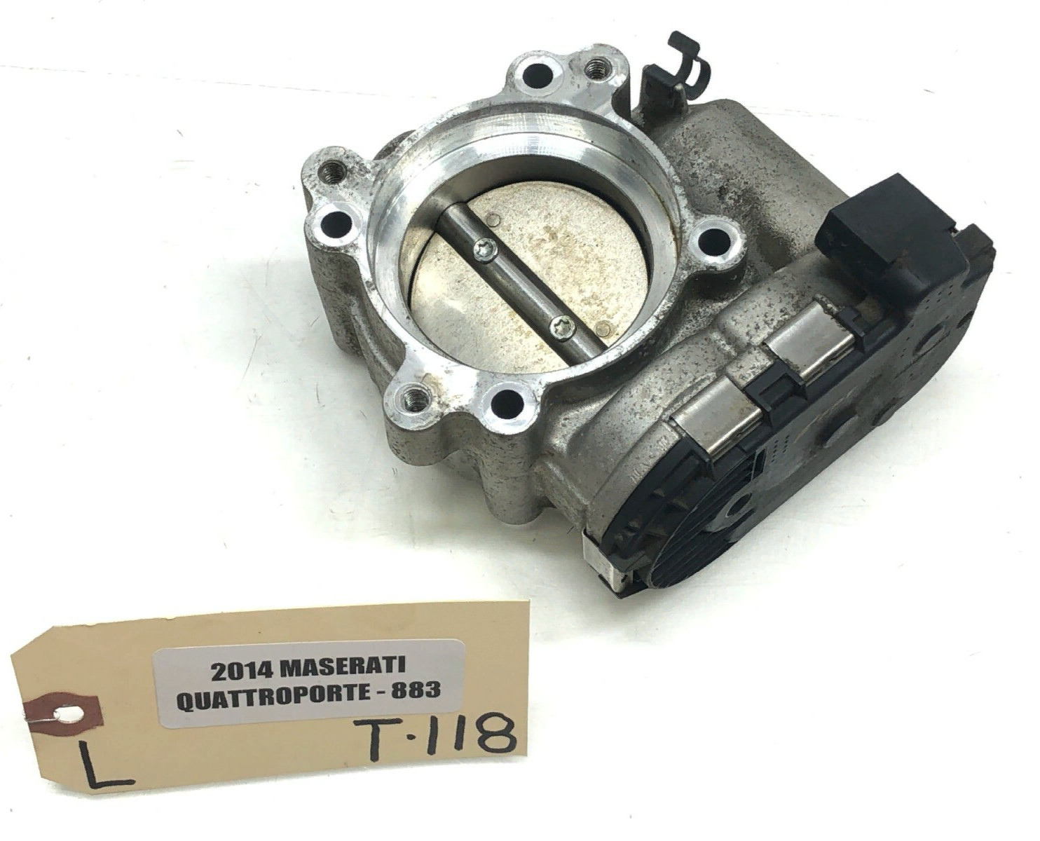 2014-2020 MASERATI QUATTROPORTE 3.8L V8 GTS LEFT DRIVER THROTTLE BODY OEM.