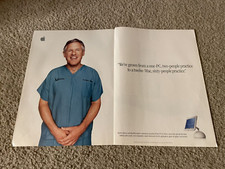 Vintage 2002 APPLE MAC Computer PC Print Ad V...