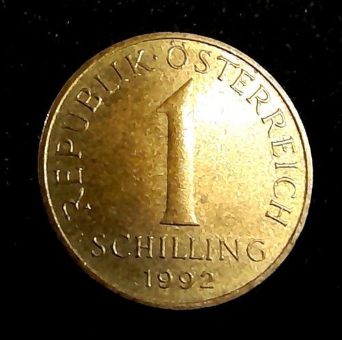 2 AUSTRIA Coins: 1992 One Schilling & 1995 Fifty Groschen - Picture 2 of 5