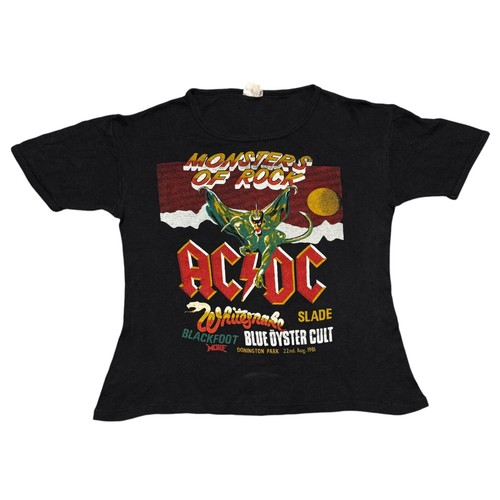 Vintage Monsters Of Rock Shirt 80s Single Stitch Rock Tour Acdc Whitesnake Slade - 第 1/21 張圖片