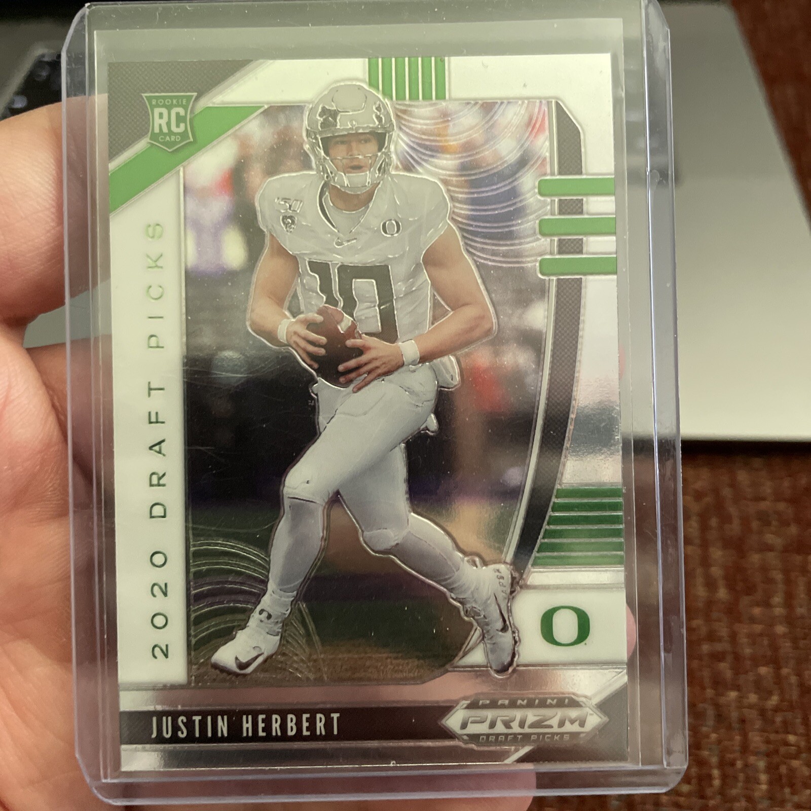 Justin Herbert 2020 Panini Prizm Draft Picks Rookie Card #102 