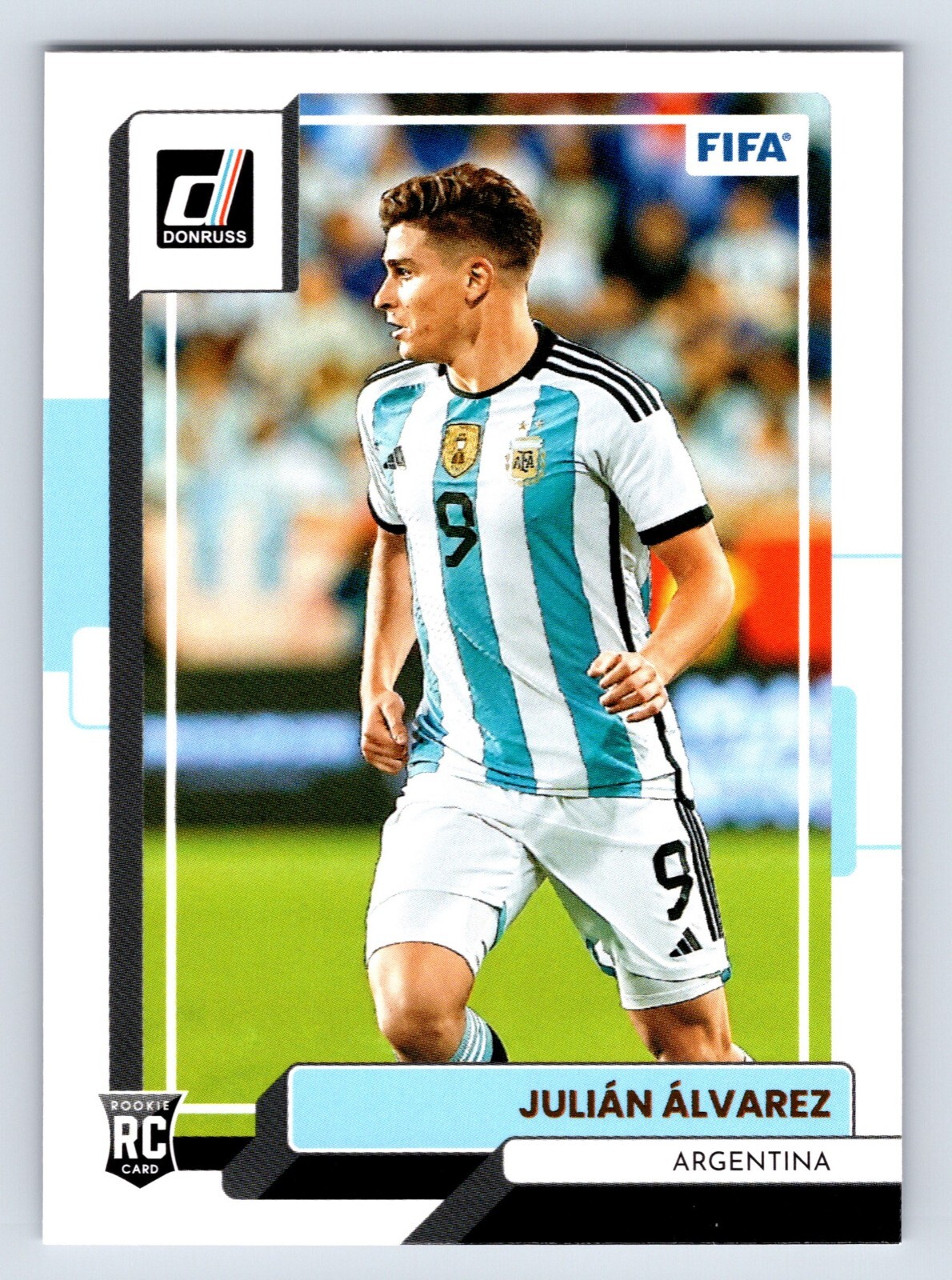 Julian Alvarez 2022-23 Panini Donruss #8 Argentina Rookie RC