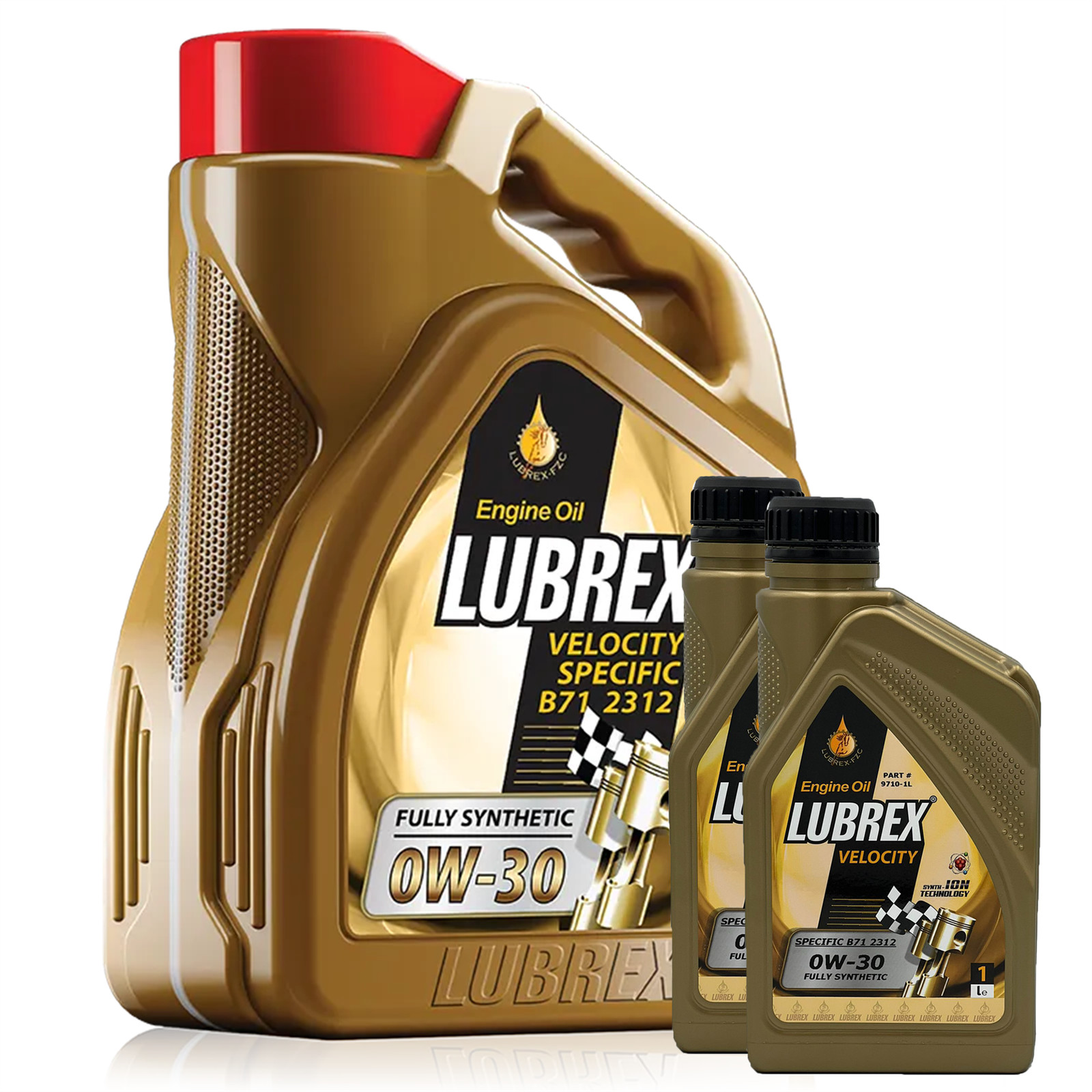 Lubrex 0W-30 Fully Synthetic Engine Oil  ACEA C2 PSA B71 2312 - 7L