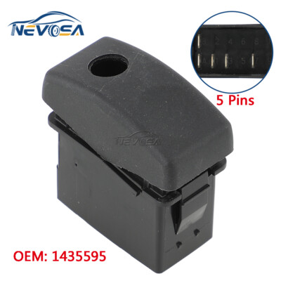 1435595 Power Window Switch Truck Panel Switch Fits For DAF XF/CF 24V 5pins 