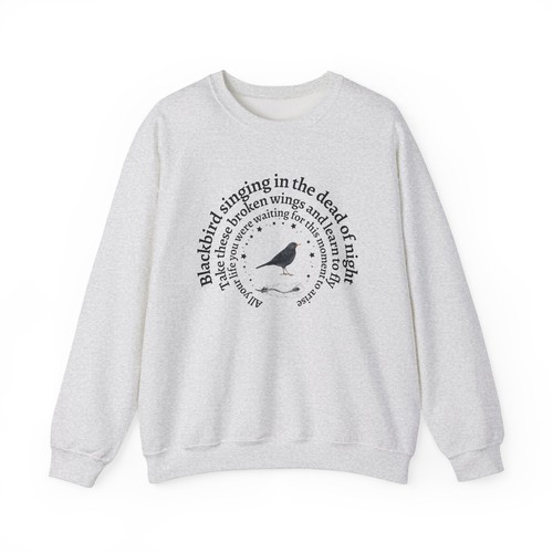 Blackbird Singing in the Dead of Night Unisex EcoSmart® Sweatshirt - Bild 2 von 53