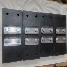 Set of 4 mounting blocks replaces Arctic  Sno-Pusher part #  10206 or 10209,