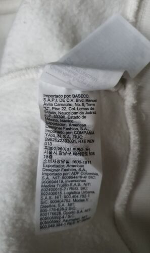 SS22 Palace CK1 calvin klein Blanco Sudadera con Capucha Talla XL Tri-Ferg - Imagen 11 de 12