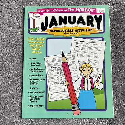REPRODUCIBLE ACTIVITY BOOK JANUARY REPRODUCIBLE ACTIVITIES GRADE 4-5