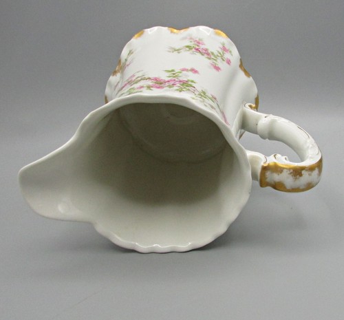 Haviland No 4 Pitcher - Pink Wild Roses Schleiger 29 - Ranson Blank - Picture 5 of 6
