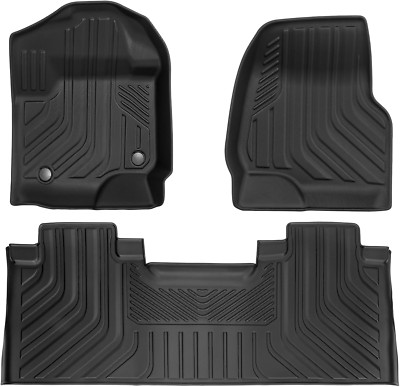 Floor Mats Compatible with F250/F350, All Weather Floor Liners for 2017-2024 202