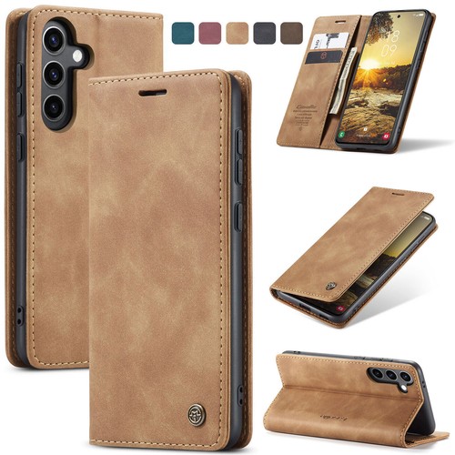 CaseMe Magnetic Wallet Card Leather Case For Samsung S25 S24 S23 S22 S21 S20+ - Picture 33 of 73