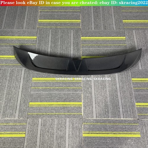 Fits 2013-2017 Honda Accord Sedan Real Carbon Fiber Rear Trunk Wing Spoiler Lip - Picture 3 of 17