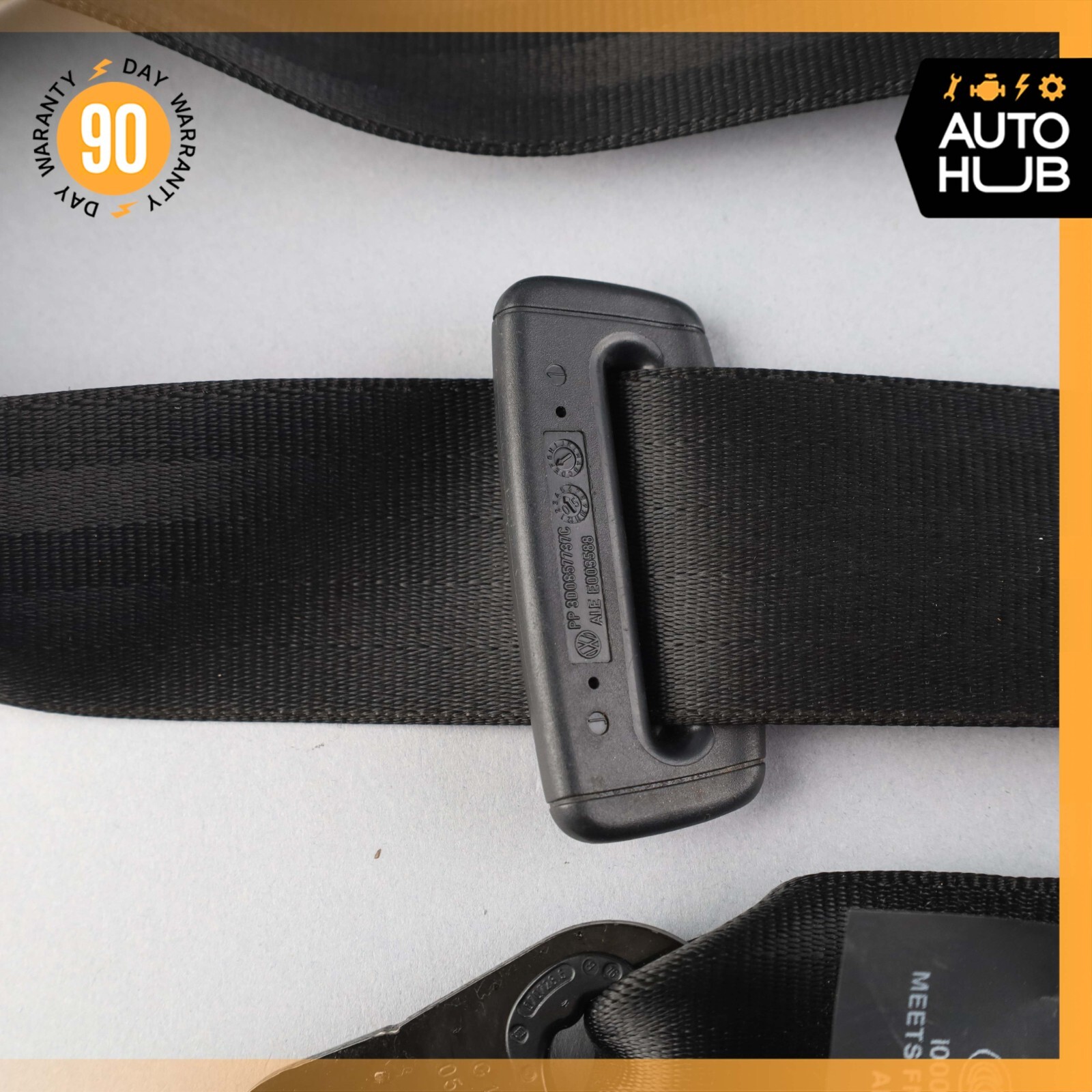 06-13 Bentley Continental Flying Spur Front Right Side Seat Belt Black OEM 78k