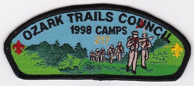 CSP - OZARK TRAILS COUNCIL - TA-6 - CAMP 1998 - #217 - 300 MADE - BV $35-$40
