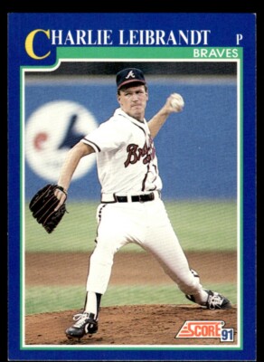 1991 Score #536 Charlie Leibrandt Atlanta Braves | eBay