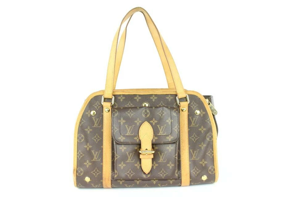 Louis Vuitton Monogram Baxter PM Dog Carrier Pet Bag 107lv38