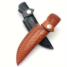 Leather Sheath Case Holder for Fixed Blade Knife Handmade Retro Top Quality Chic