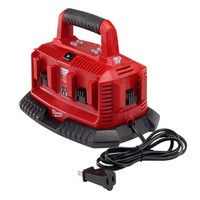 Milwaukee M18 18v Six Port Li-ion Charger 48-59-1806 on sale Milwaukee M18 18v Six Port Li-ion Charger 48-59-1806 on sale