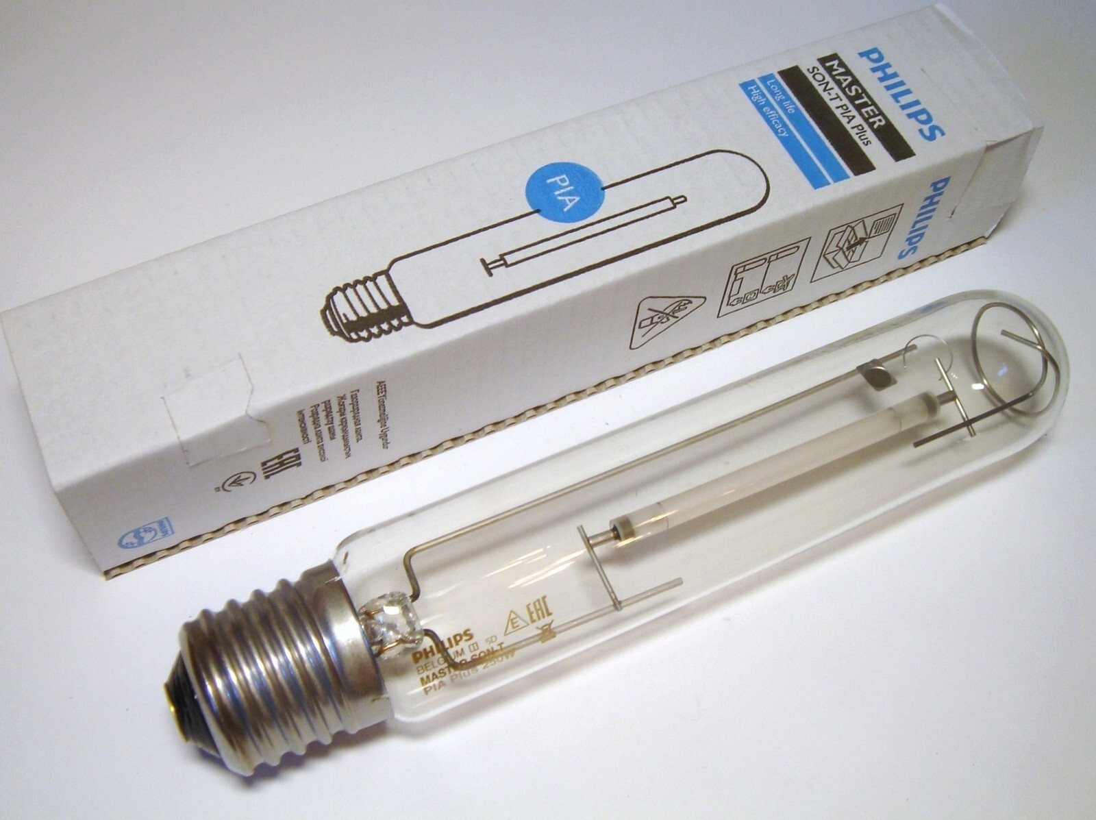 Philips Master SON T PIA Plus 250W E40 179876 High Pressure Sodium Light Bulb