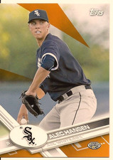 ALEC HANSEN 2017 TOPPS PRO DEBUT BASEBALL ORANGE PARALLEL /25