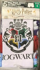 Boys' Harry Potter Cotton Boxer Briefs 5 pair pack Underwear NWT Free Shipping 
