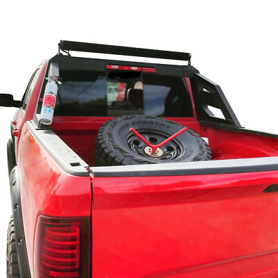 Black Horse ARMOUR Roll Bar Matte Black w/40''LED fit 2007-2026 Silverado 2500 HD