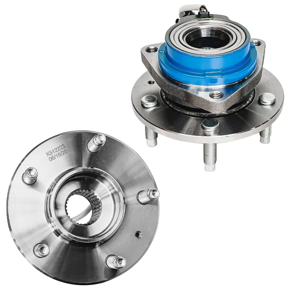 Kit de buje trasero con cojinete de rueda delantera para 2003 2004 2005 2006 2007 Cadillac CTS 5 tacos Foto 3 de 4