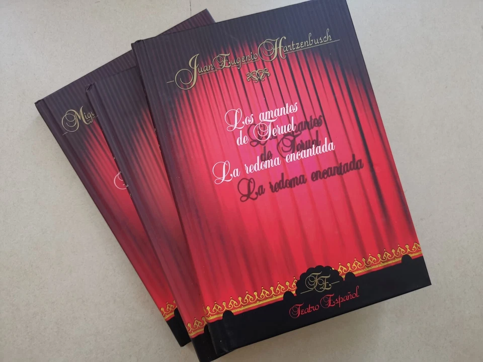 3 tomos colección "TEATRO ESPAÑOL" Juan Eugenio Hatzenbusch 9 obras 2004 - Imagen 2 de 4