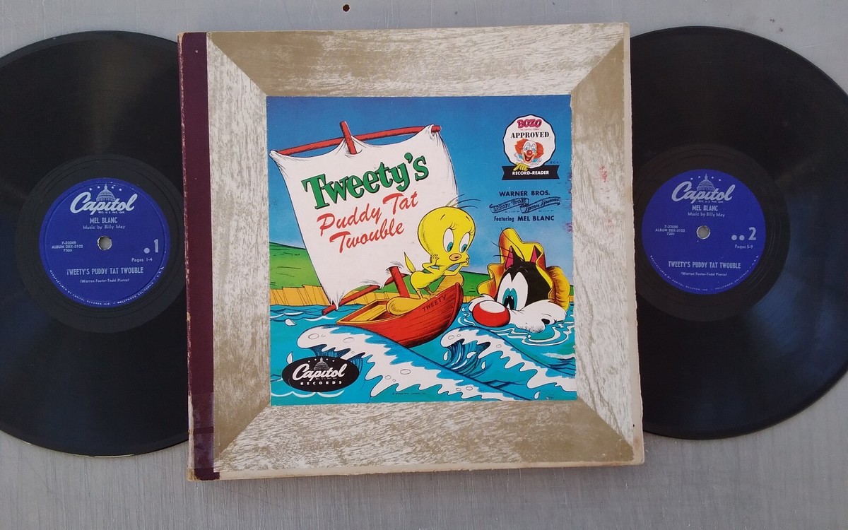 Mel Blanc 78rpm Set 10-inch Capitol Records #DBX-3102 Tweety's