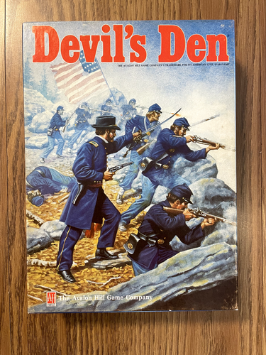 Devil's Den Civil War Board Game by Avalon Hill **UNPLAYED/UNPUNCHED**