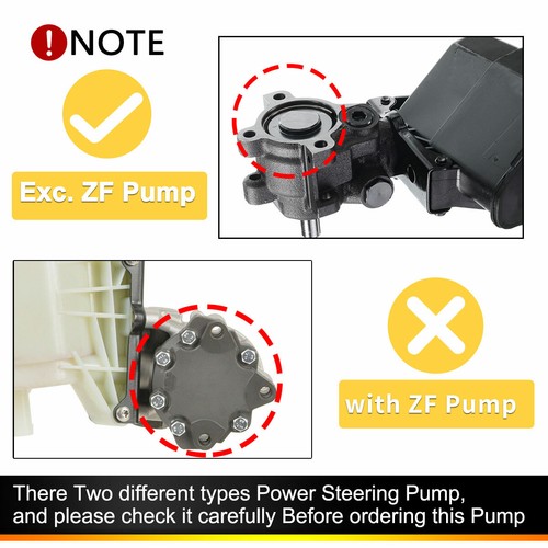 Power Steering Pump w/ Reservoir for Dodge Ram 2500 Ram 3500 5073241AA