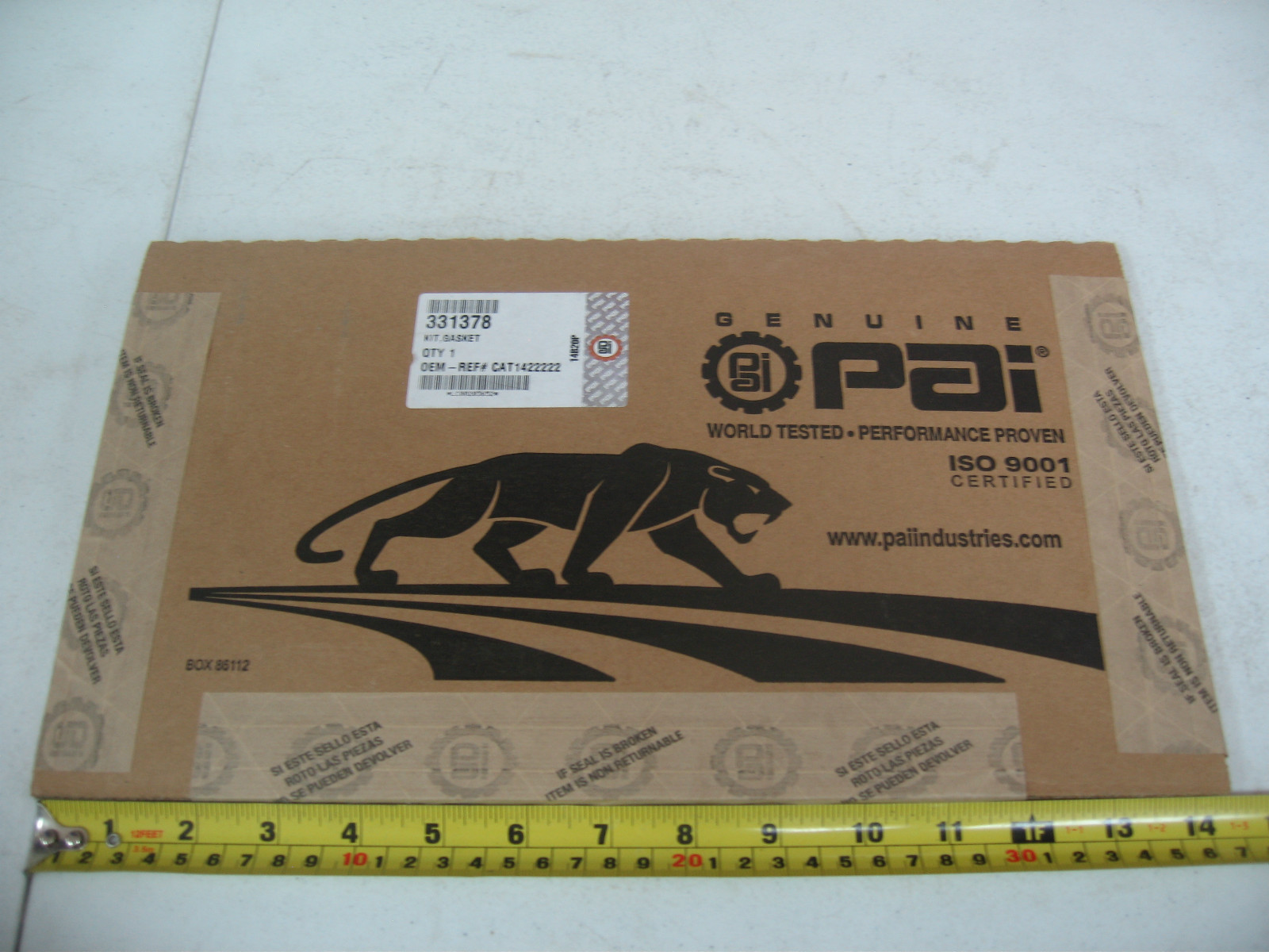 Oil Cooler Gasket Kit for Caterpillar 3126. PAI 331378 Ref. 1422222