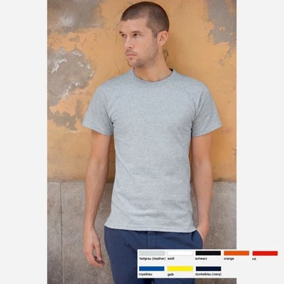 Fruit of the loom Herren T-Shirt Heavy-T Baumwolle kurzarm USA Style S-3XL - Bild 1 von 4
