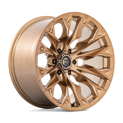 22 Inch Bronze Wheels Rims Ford F150 Truck 6x135 Lug Fuel Offroad Flame
