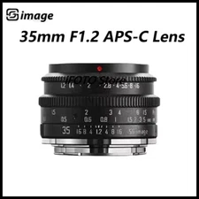 SGimage 35mm F1.2 Large Aperture APS-C Portrait Lens Sony Canon Nikon Fuji M4/3