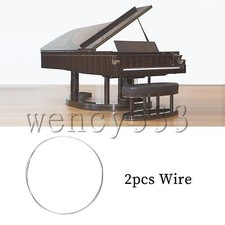 Size 18 Piano Music Wire 3.28ft 1mm Dia Replacement for Broken Strings Pack of 2