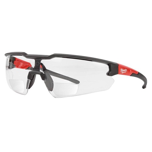 Milwaukee 48-73-2204 +2 Magnification Clear Anti-Scratch Safety Glasses