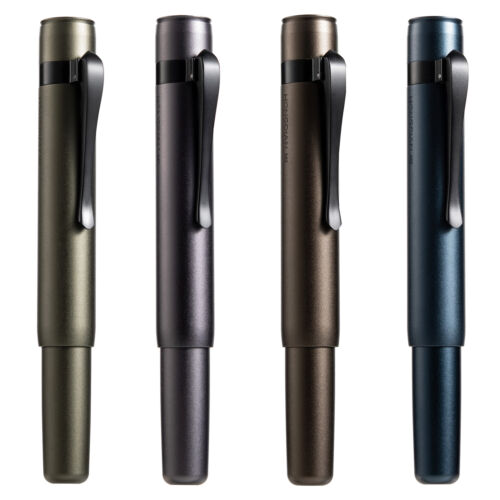 Hongdian M2 Mini Short Fountain Pen EF/F Nib &Converter, Aluminum Alloy Gift Pen - 第 1/16 張圖片